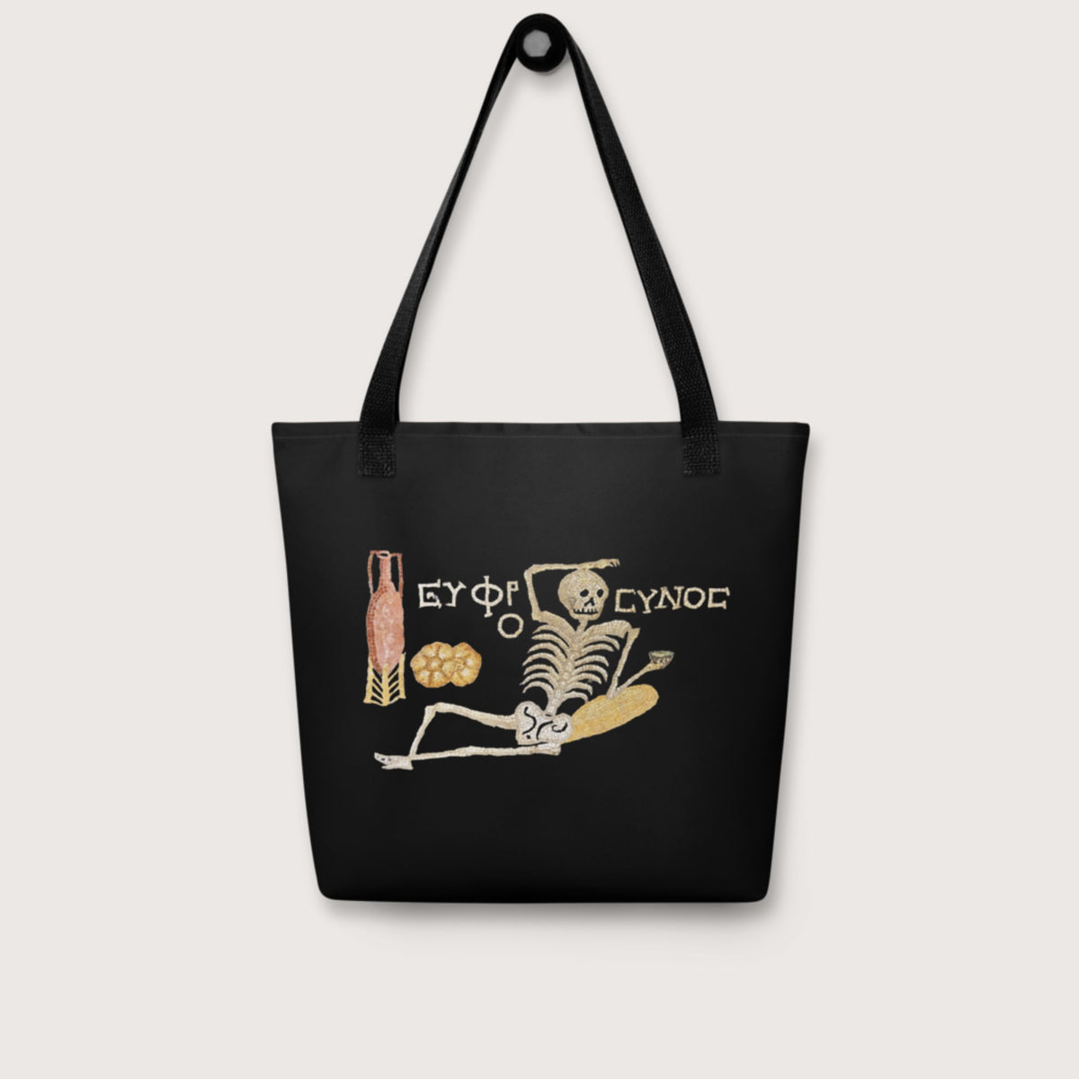 Skeleton Mosaic Bag - history buff gift by HistoHead