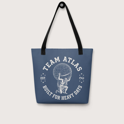 Team Atlas Built For Heavy Days Bag - history buff gift by HistoHead
