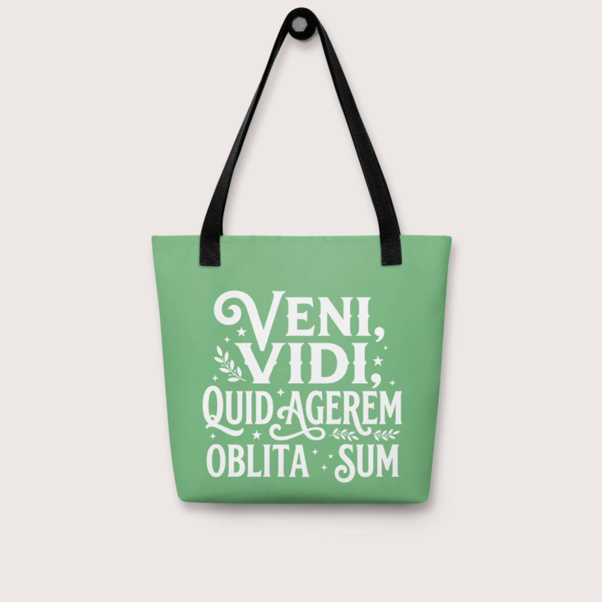 Latin I Came I Saw I Forgot I Was Doing (Feminine Version) Bag - history buff gift by HistoHead