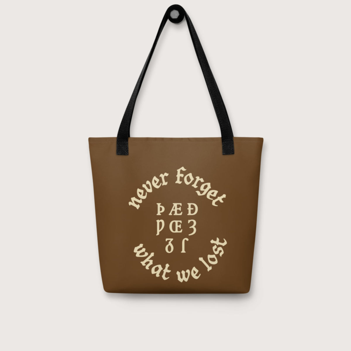 Never Forget Lost Letters Bag - history buff gift by HistoHead