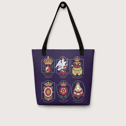 Six Wives Badges Bag - history buff gift by HistoHead