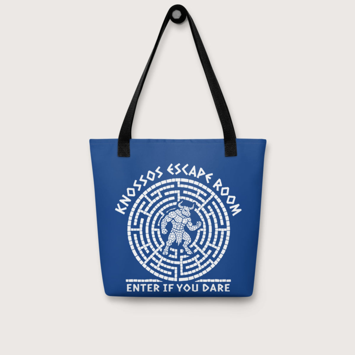 Knossos Escape Room Enter If You Dare Bag - history buff gift by HistoHead