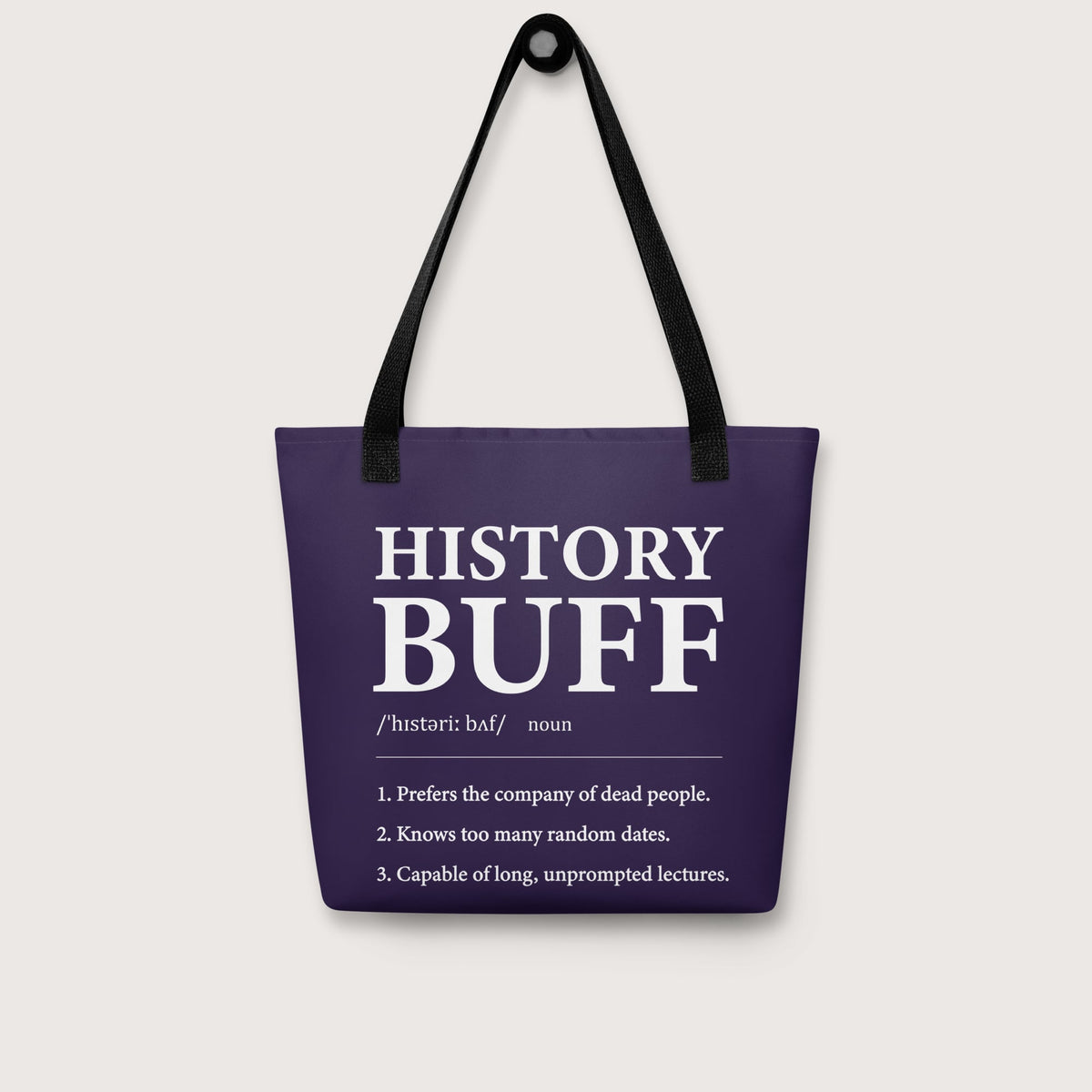 History Buff Definition Bag - history buff gift by HistoHead
