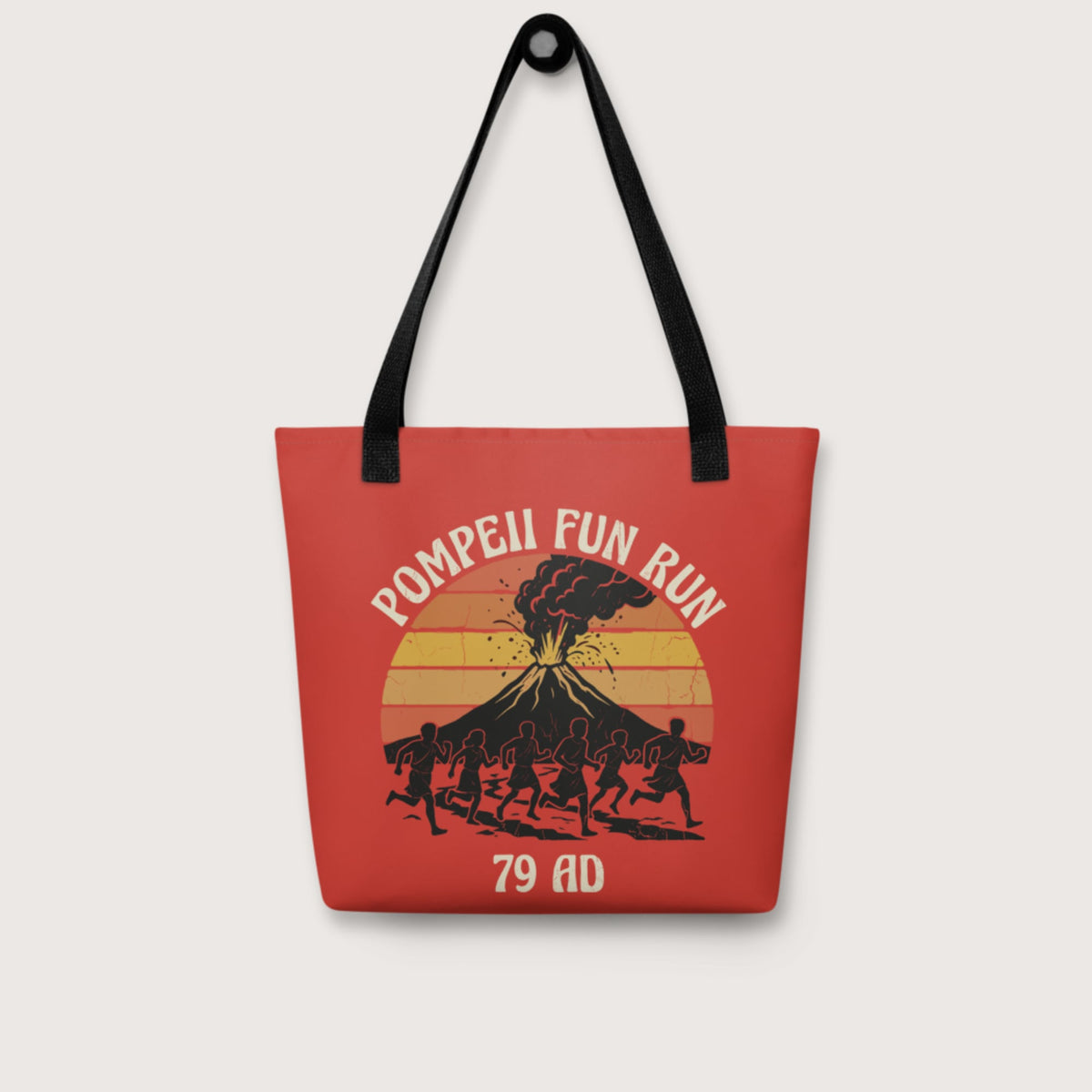 Pompeii Fun Run Retro Bag - history buff gift by HistoHead