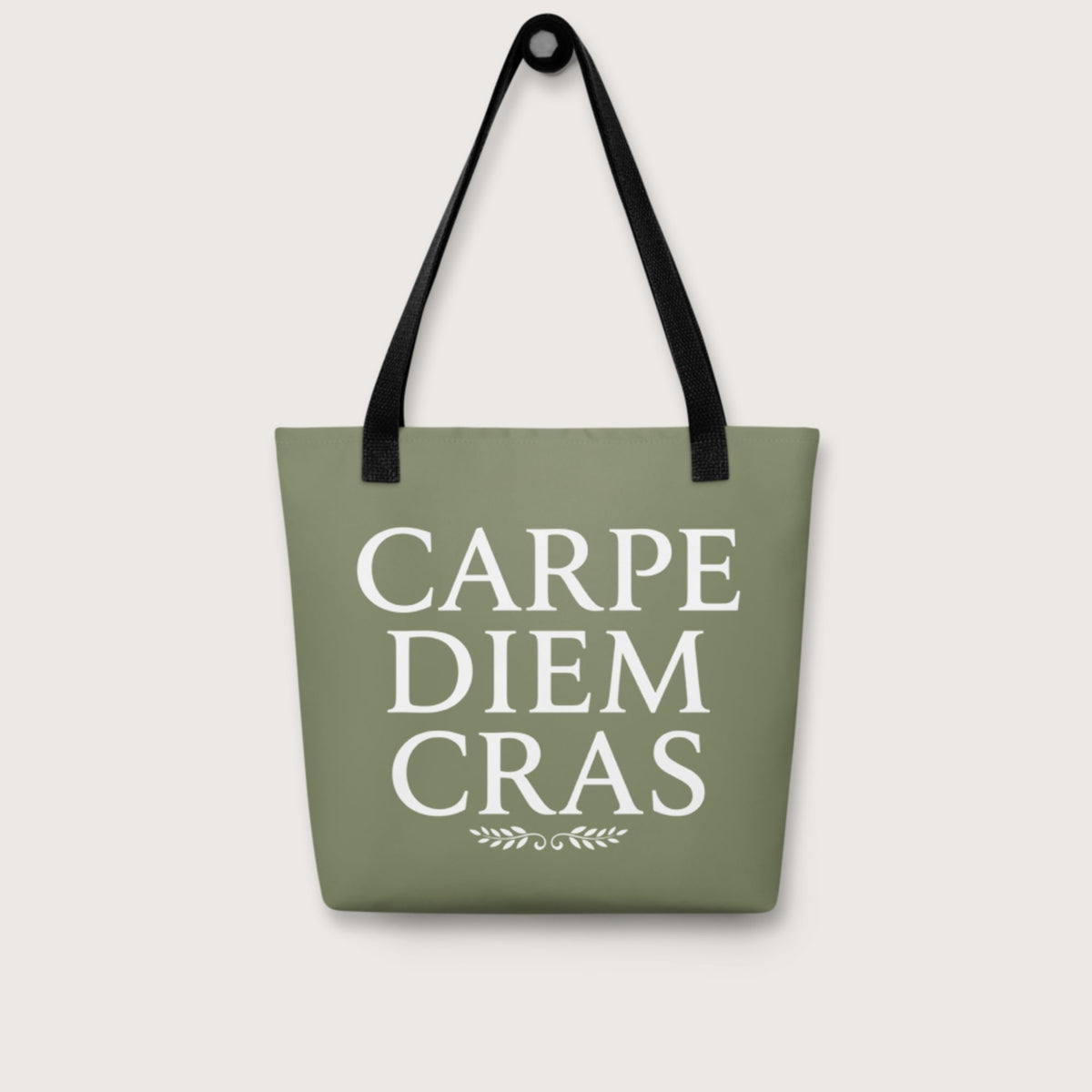 Seize the Day Tomorrow in Latin Bag - history buff gift by HistoHead