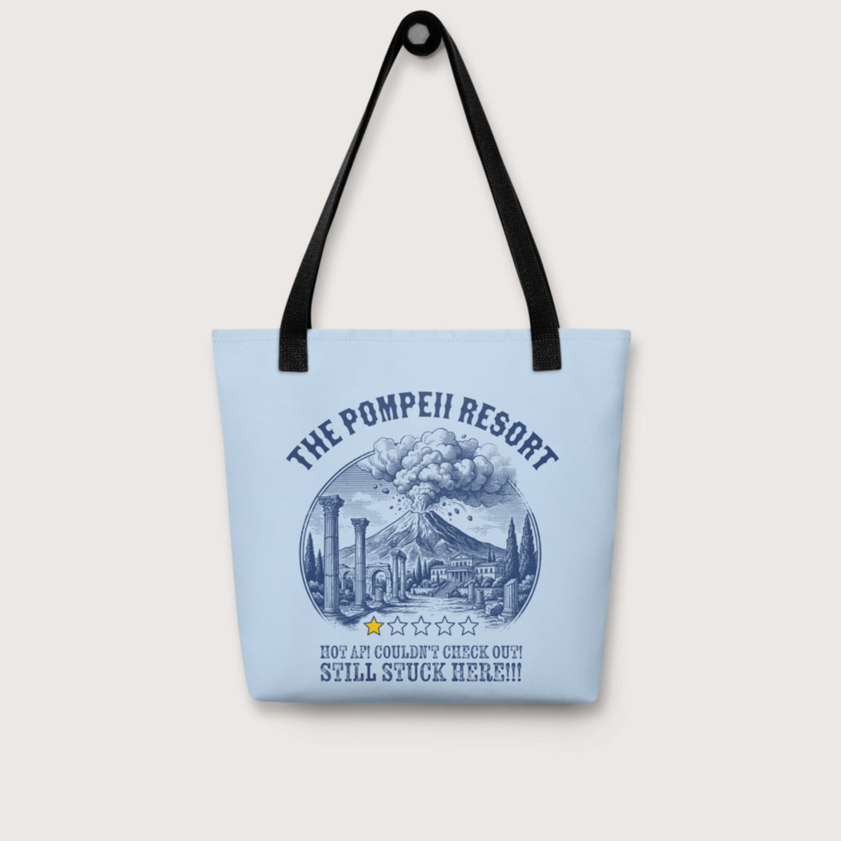 The Pompeii Resort Review Bag - history buff gift by HistoHead