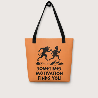 Motivation Finds You Minotaur Edition Bag - history buff gift by HistoHead
