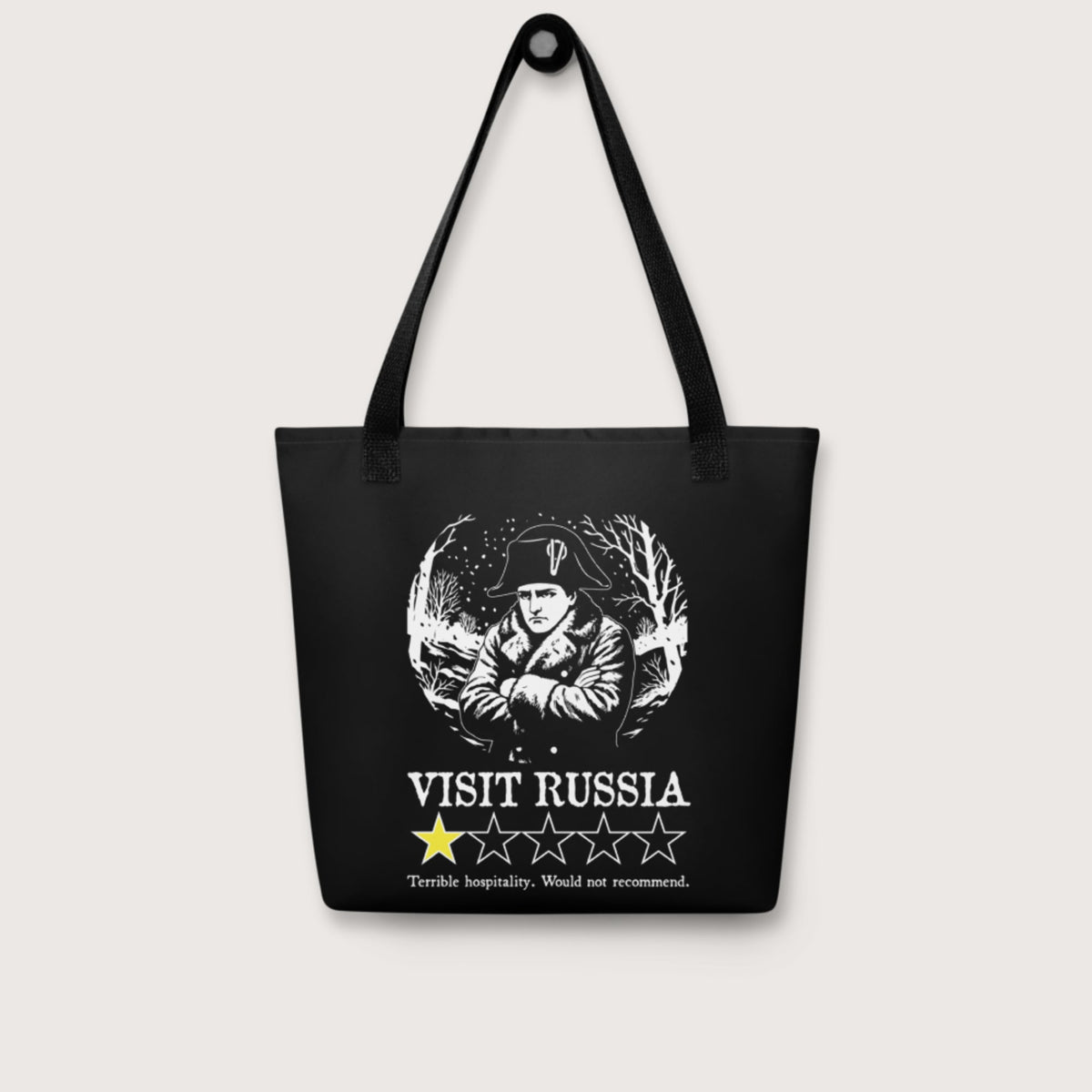 Napoleon Visit Russia Review Bag - history buff gift by HistoHead