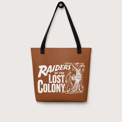 Raiders of the Lost Colony Bag - history buff gift by HistoHead