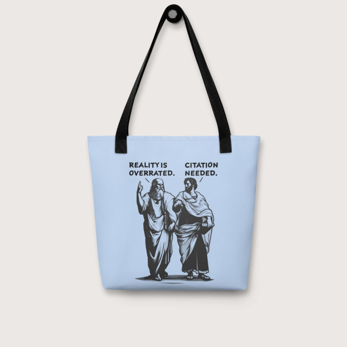 Plato & Aristotle Debate Bag - history buff gift by HistoHead