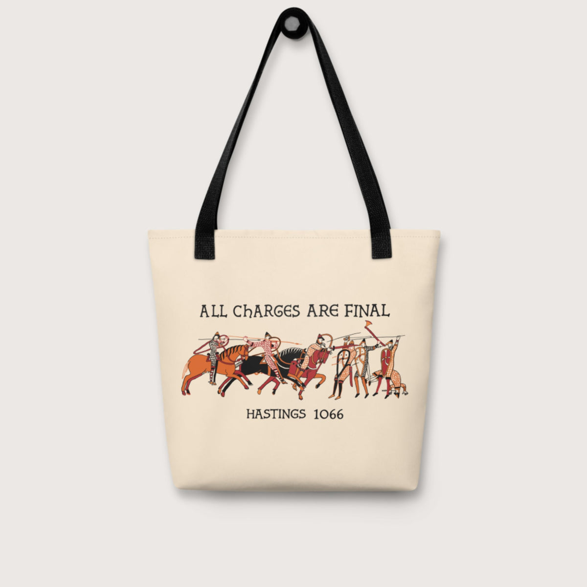 Bayeux Tapestry All Charges Are Final Bag - history buff gift by HistoHead