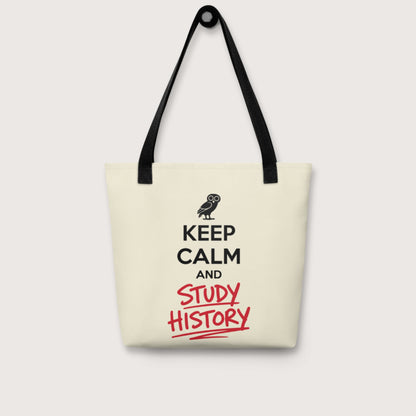 Keep Calm and Study History Bag - history buff gift by HistoHead