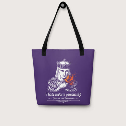 Olga of Kiev I Have a Warm Personality Bag - history buff gift by HistoHead