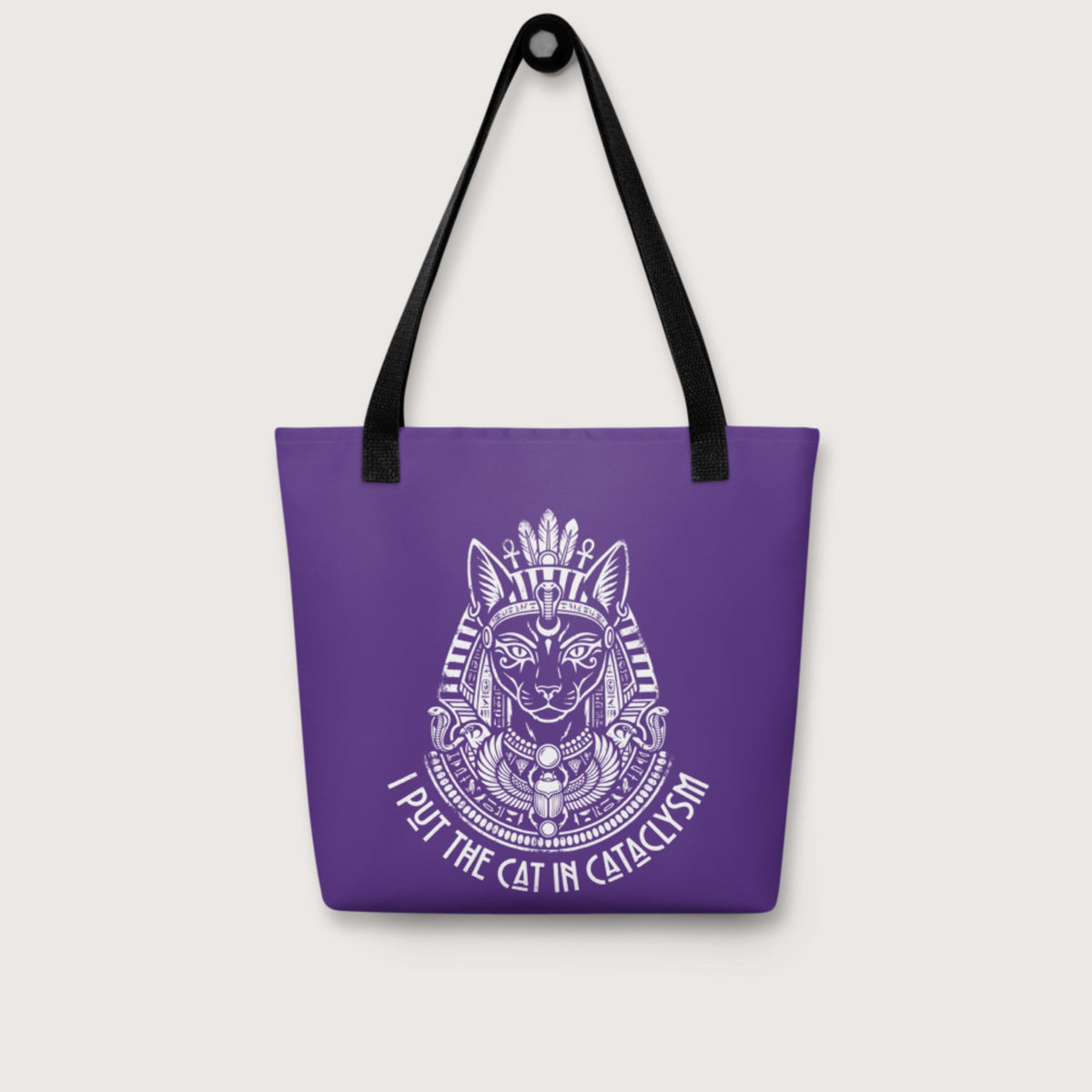 Bastet I Put the Cat in Cataclysm Bag - history buff gift by HistoHead