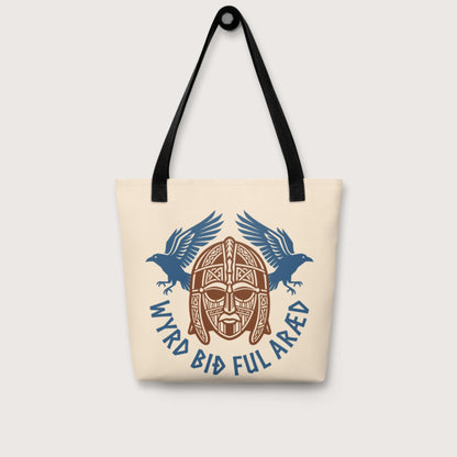 Wyrd Bið Ful Aræd Sutton Hoo Helmet Edition Bag - history buff gift by HistoHead