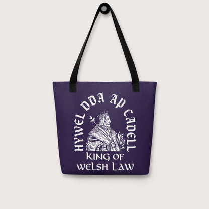 Hywel Dda King of Welsh Law Bag - history buff gift by HistoHead