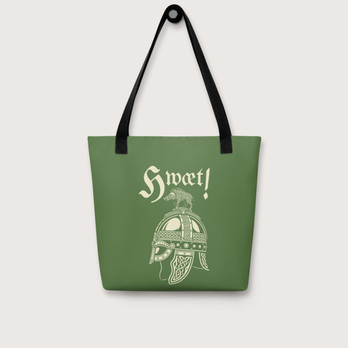 Hwæt Boar-Crested Helmet Bag - history buff gift by HistoHead