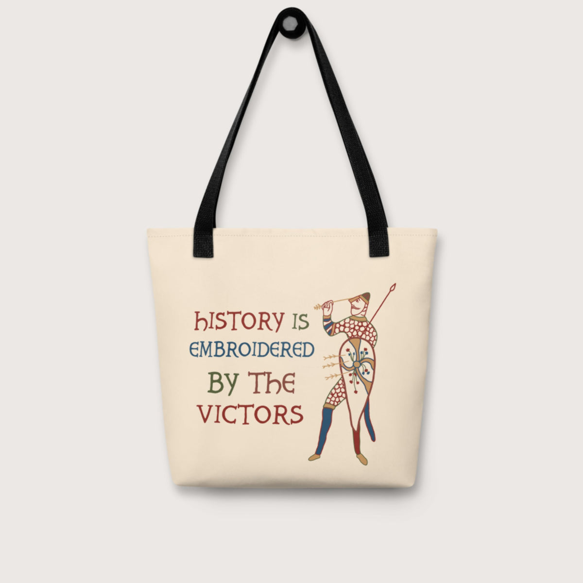 Harold Godwinson History Is Embroidered by the Victors Bayeux Tapestry Bag - history buff gift by HistoHead