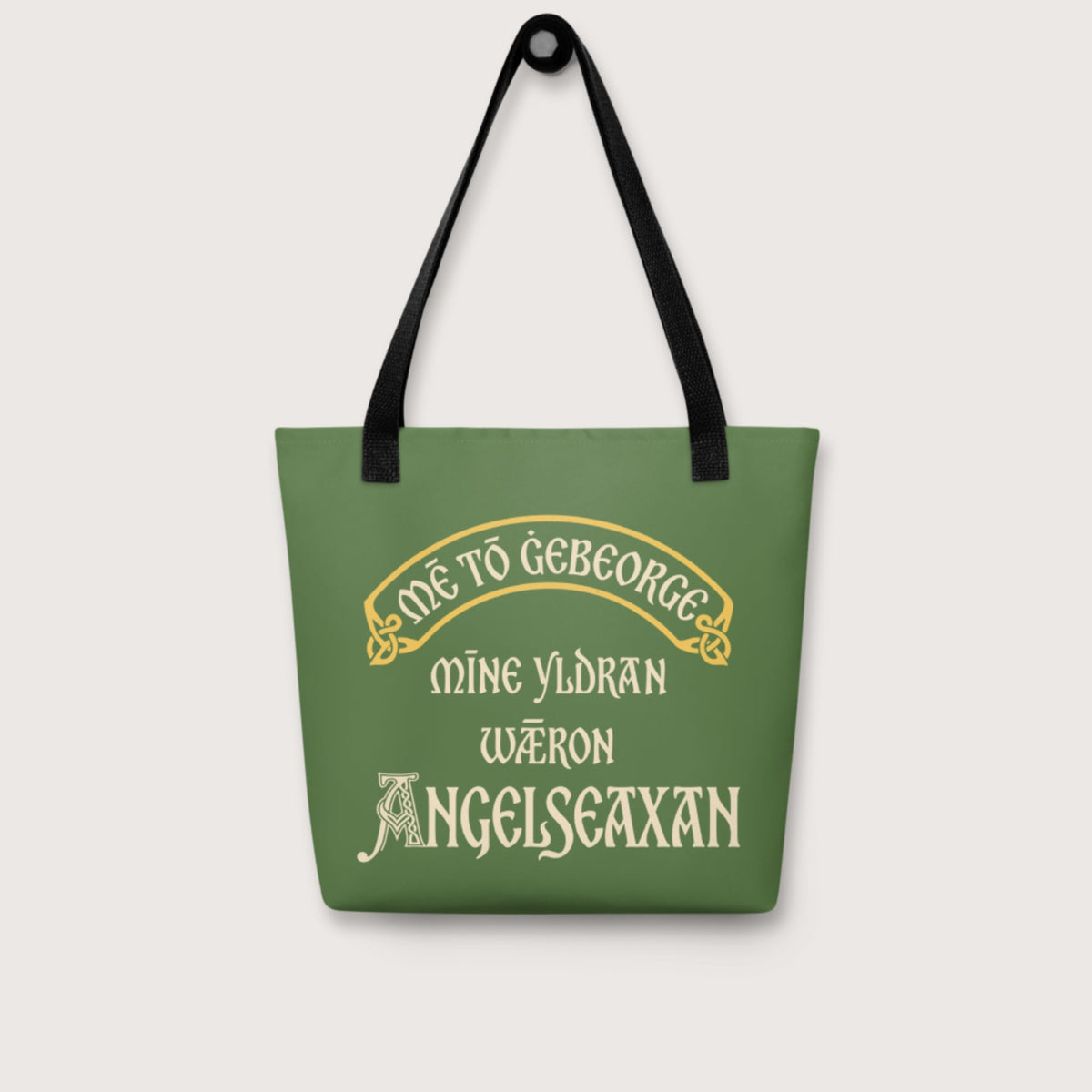 In My Defense My Ancestors Were Anglo-Saxons in Old English Bag - history buff gift by HistoHead