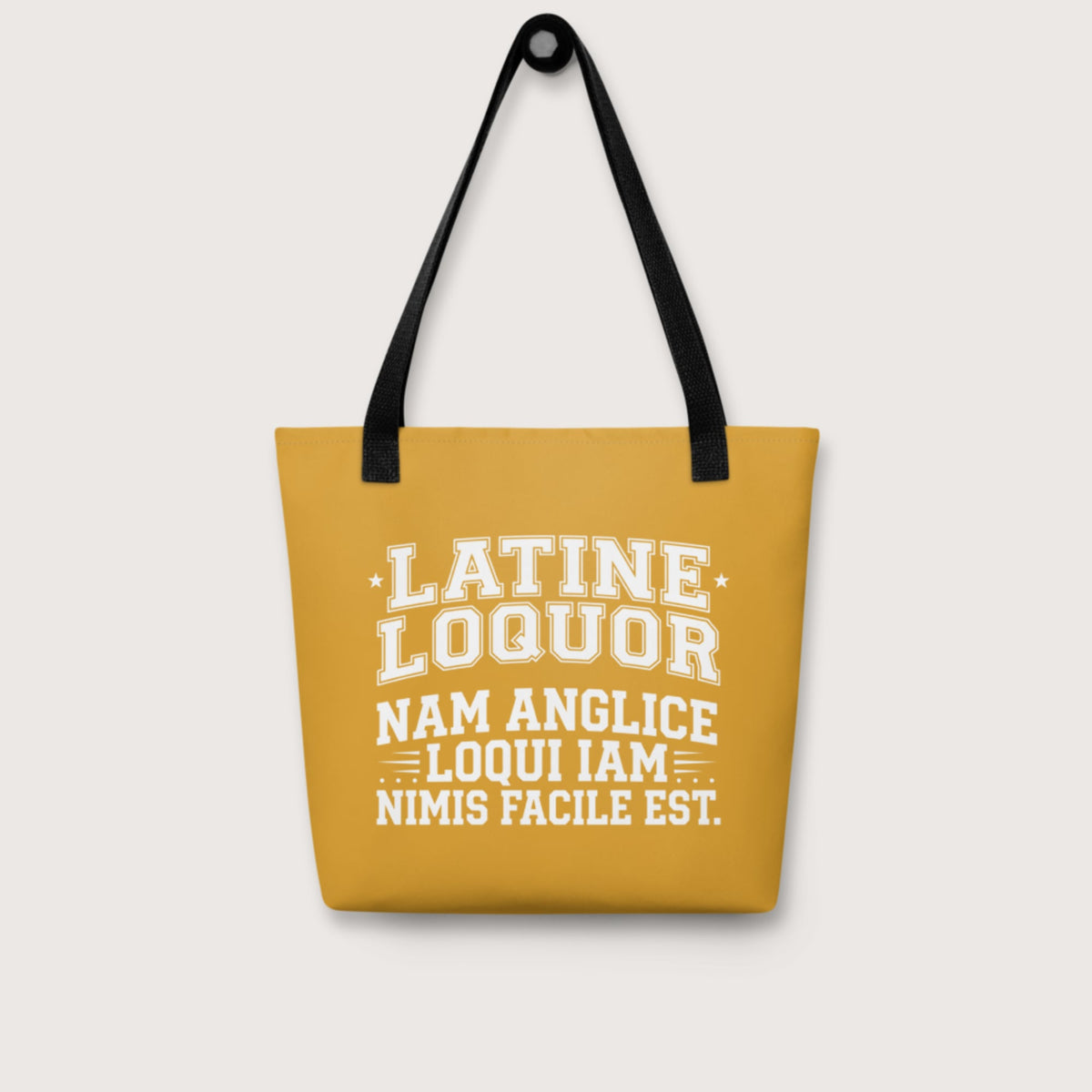 I Speak Latin Because English Is Too Easy Now Bag - history buff gift by HistoHead