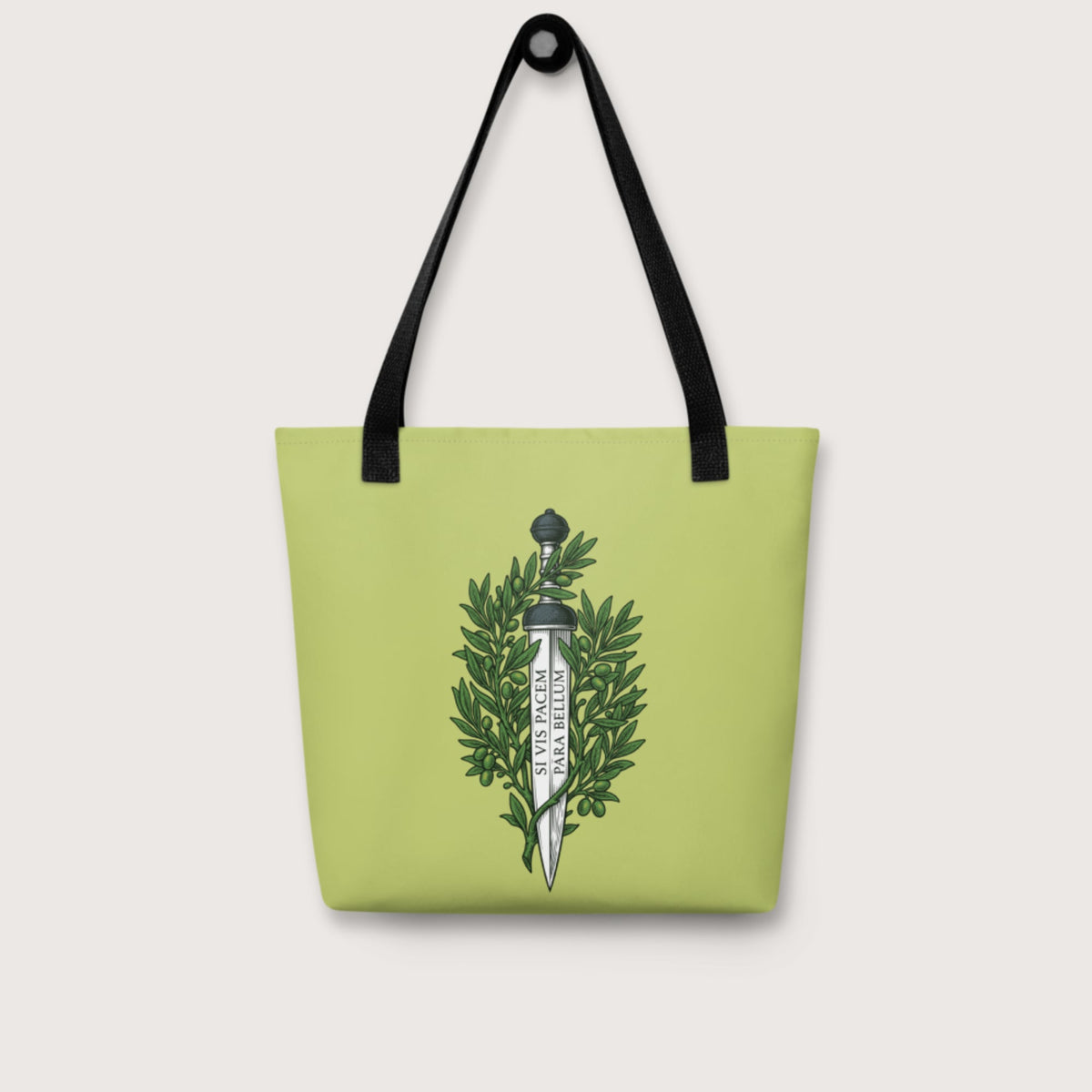 Si Vis Pacem Para Bellum Latin Phrase Bag - history buff gift by HistoHead