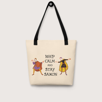 Harold Godwinson Keep Calm and Stay Saxon Bag - history buff gift by HistoHead