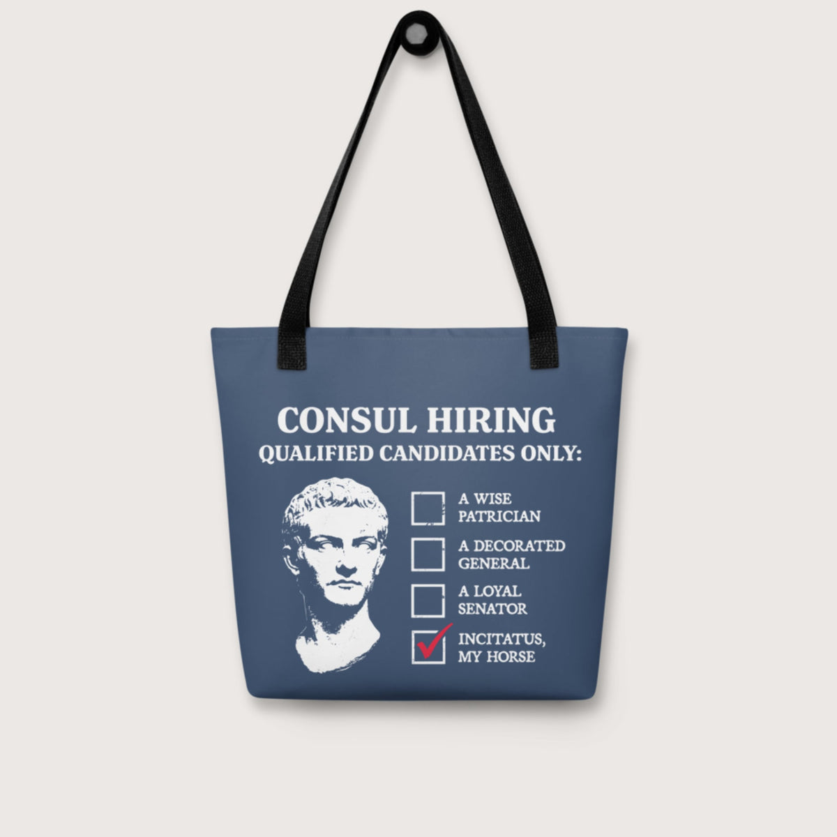 Caligula's Nominee for Consul Bag - history buff gift by HistoHead