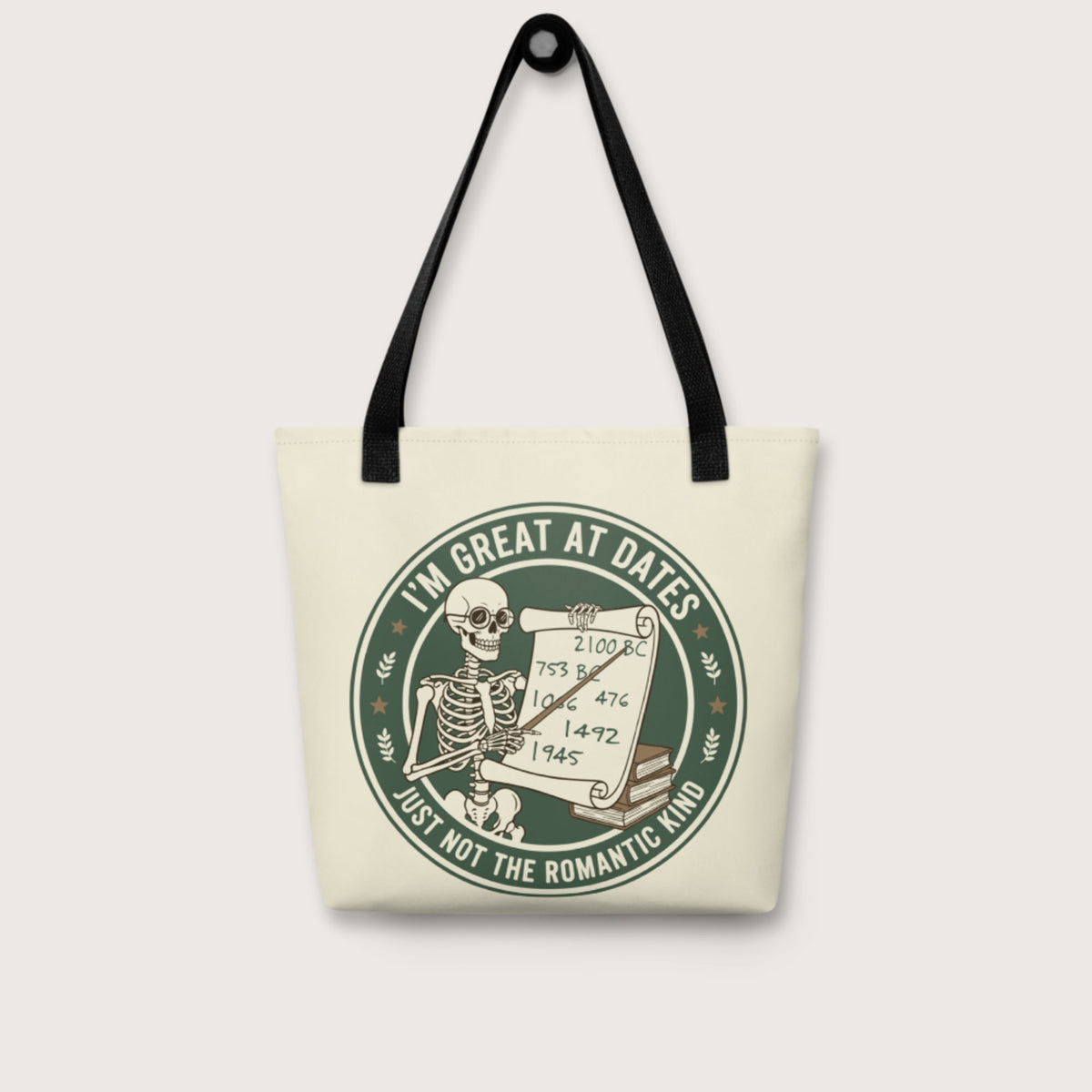 Great At Dates Bag - history buff gift by HistoHead