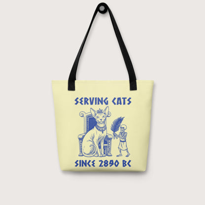 Serving Cats Since 2890 BC Bag - history buff gift by HistoHead