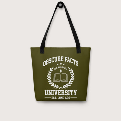 Obscure Facts University Bag - history buff gift by HistoHead