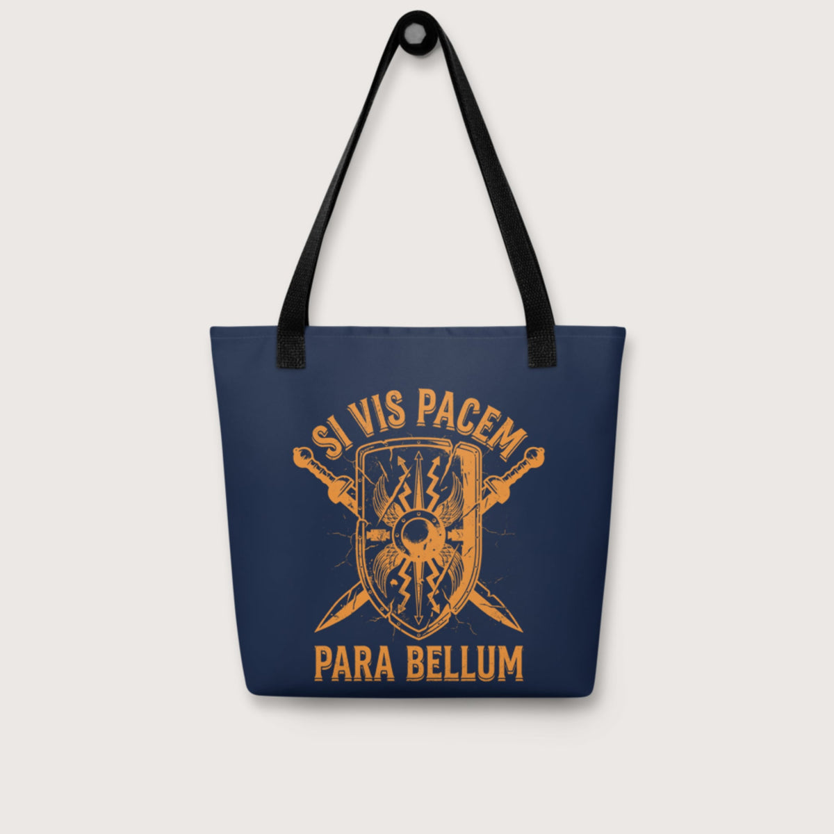 Si Vis Pacem Para Bellum Scutum Bag - history buff gift by HistoHead