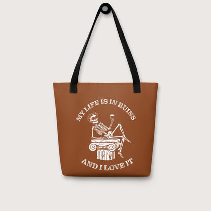 My Life is in Ruins Bag - history buff gift by HistoHead