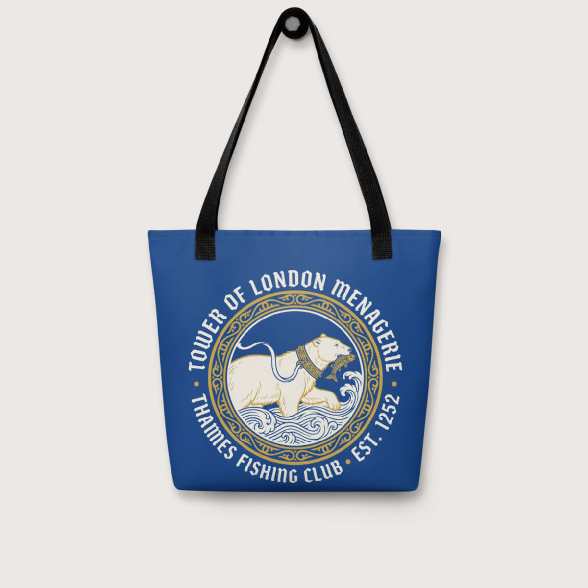 Tower Of London Menagerie Thames Fishing Club Bag - history buff gift by HistoHead