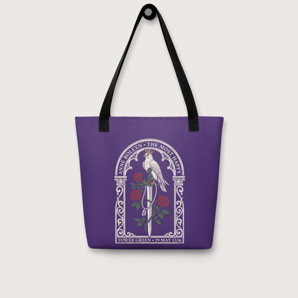 Anne Boleyn Falcon Bag - history buff gift by HistoHead