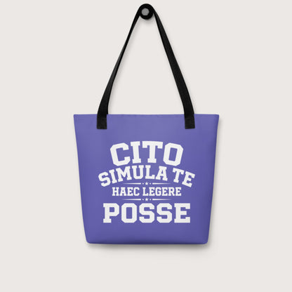 Latin Quick Pretend You Can Read This Bag - history buff gift by HistoHead