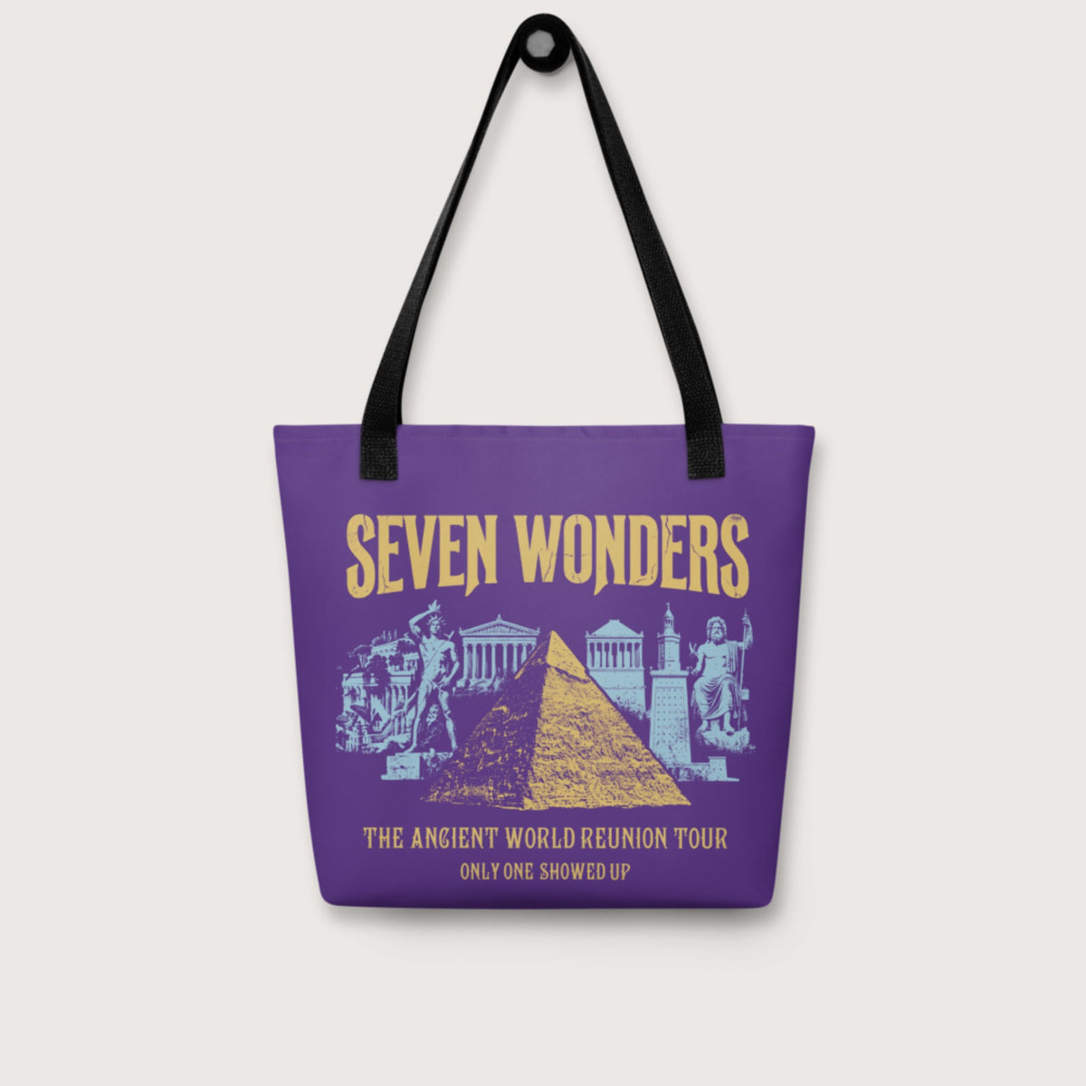 Seven Wonders Reunion Tour Bag - history buff gift by HistoHead