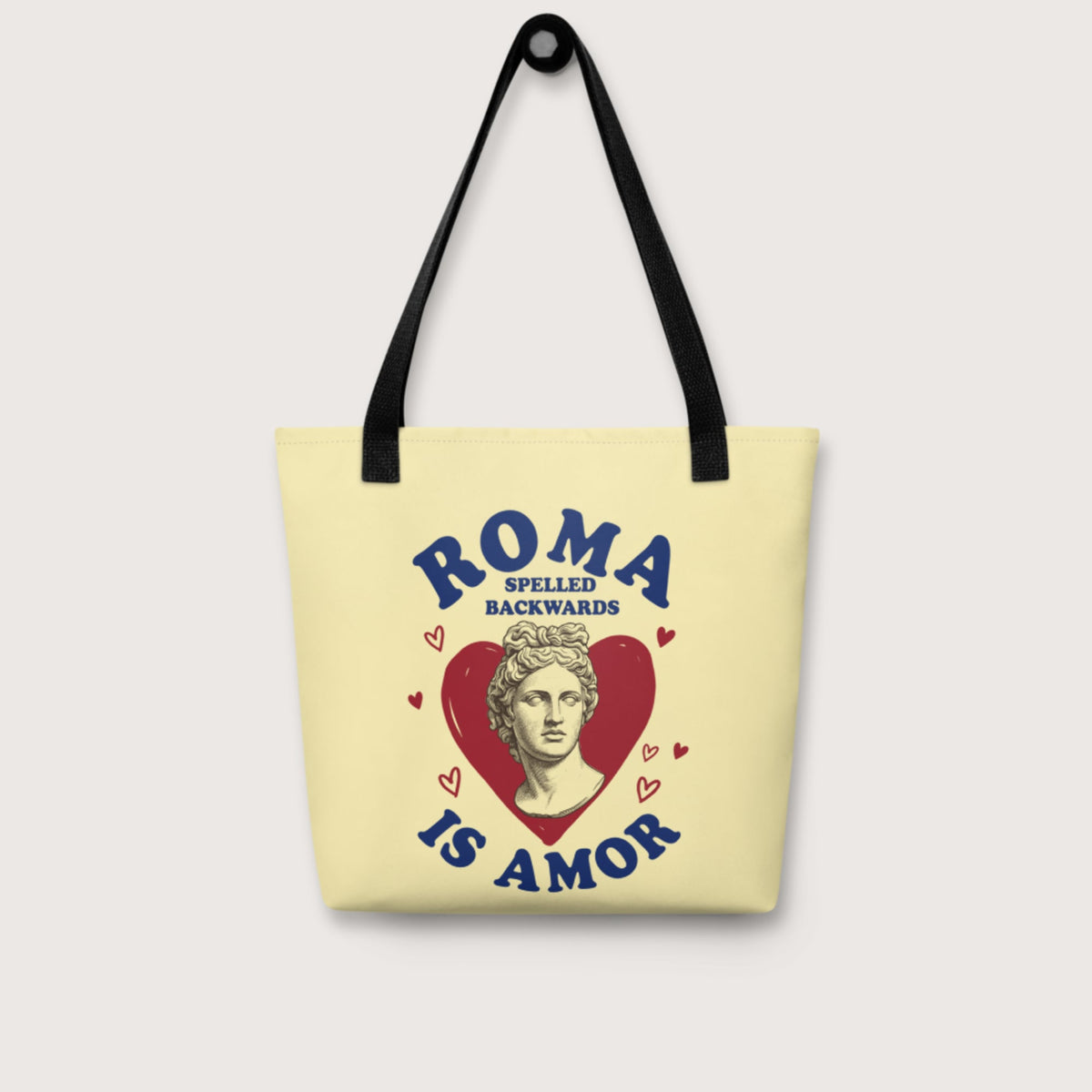 Roma Spelled Backwards Is Amor Bag - history buff gift by HistoHead