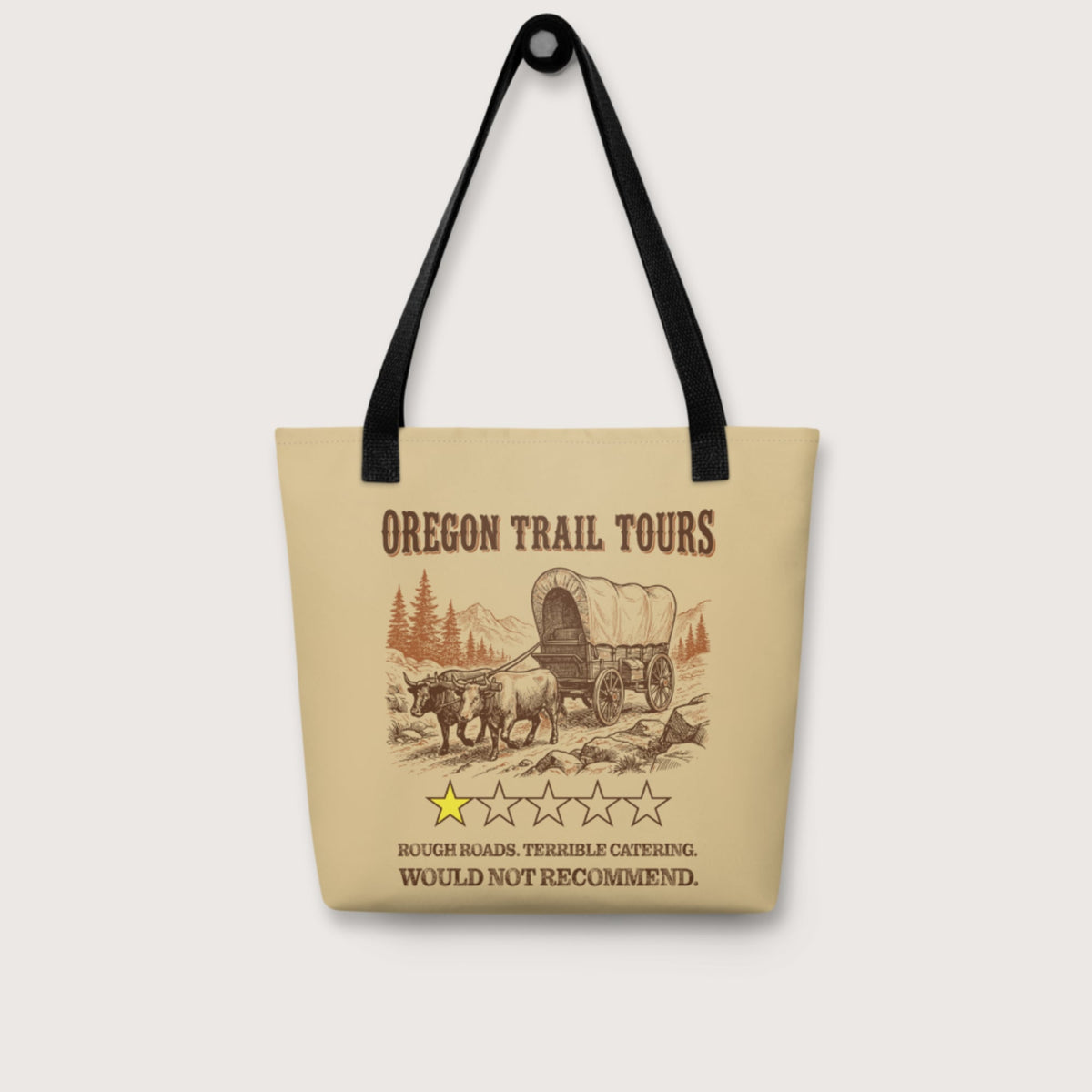 Oregon Trail Tours Review Bag - history buff gift by HistoHead