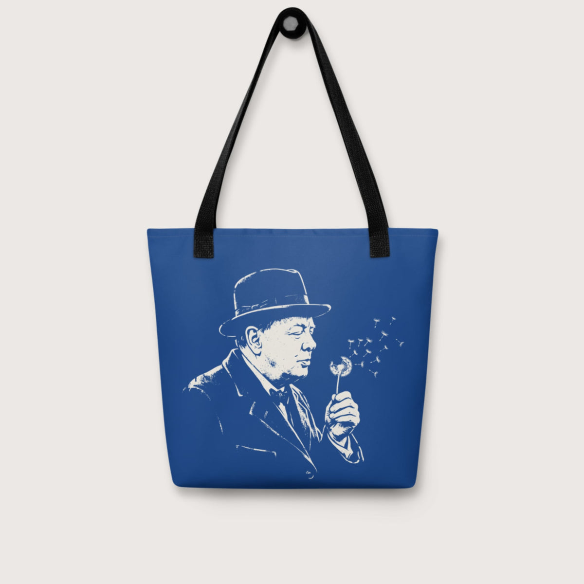 Winston Churchill Blowing Wishes Bag - history buff gift by HistoHead