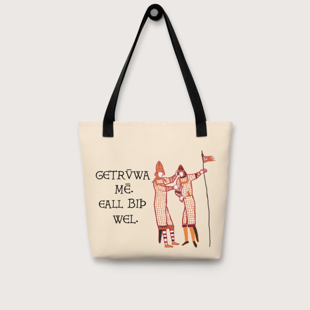 Bayeux Tapestry Trust Me Everything Will Be Fine Old English Bag - history buff gift by HistoHead