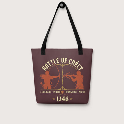 Battle of Crecy 1346 Bag - history buff gift by HistoHead