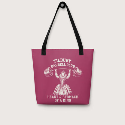 Elizabeth I Tilbury Barbell Club Bag - history buff gift by HistoHead