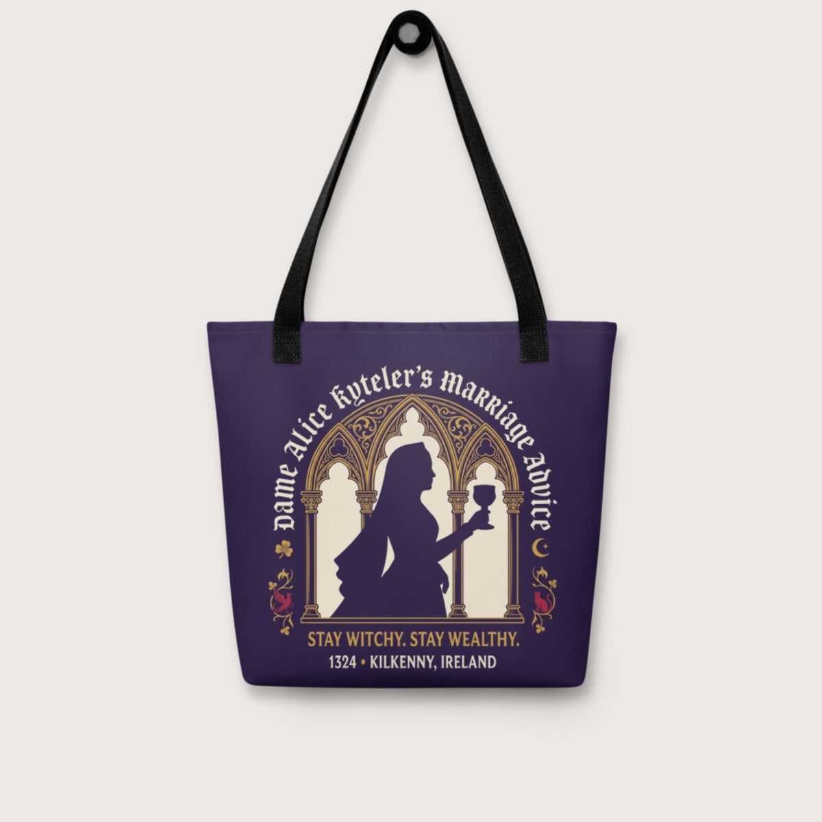 Alice Kyteler's Marriage Advice Bag - history buff gift by HistoHead