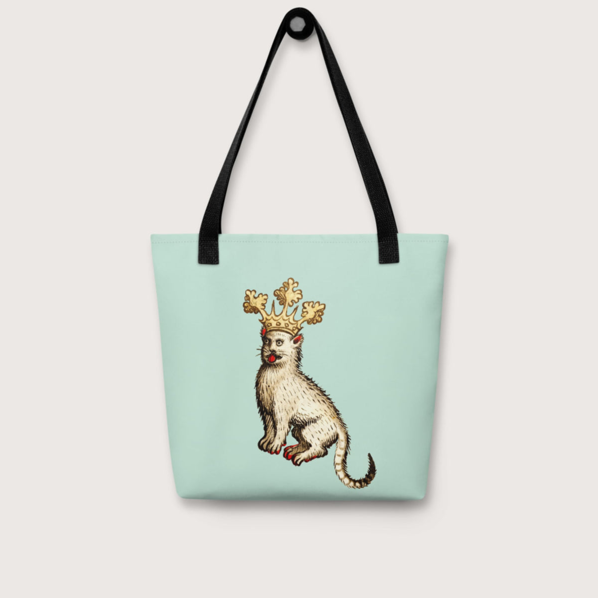 Medieval Cat King Bag - history buff gift by HistoHead