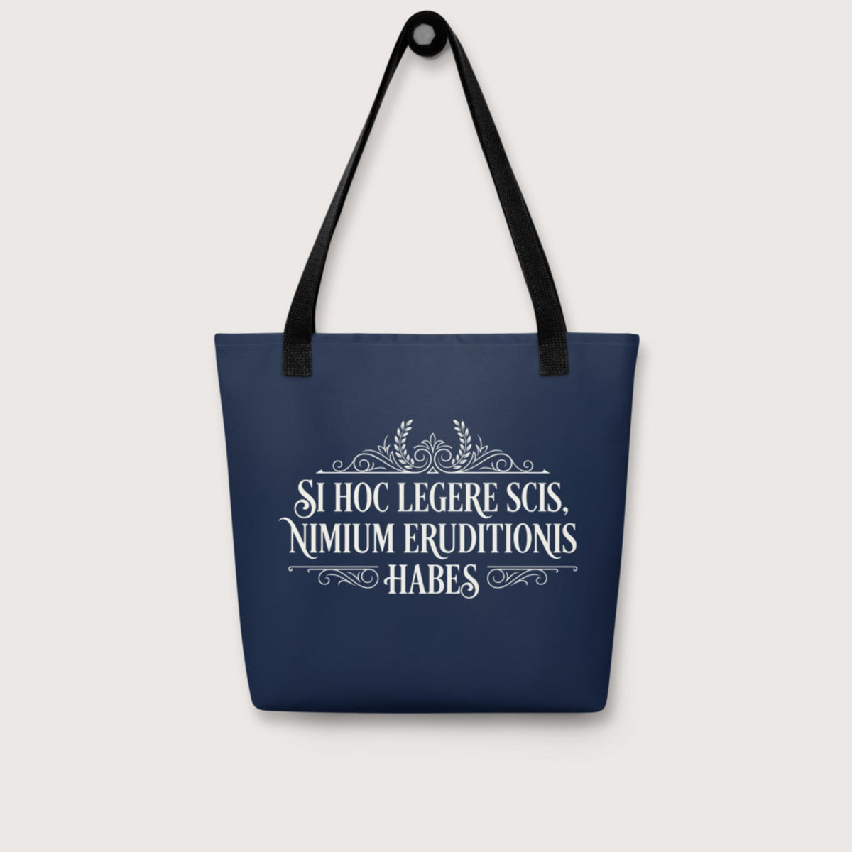 If You Can Read This You Have Too Much Education in Latin Bag - history buff gift by HistoHead