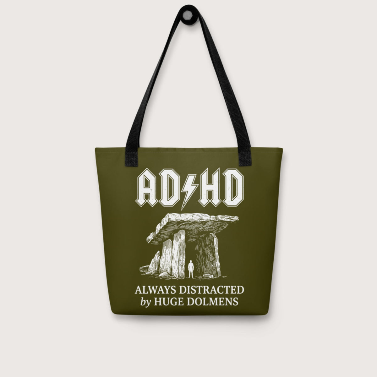 Always Distracted by Huge Dolmens Bag - history buff gift by HistoHead