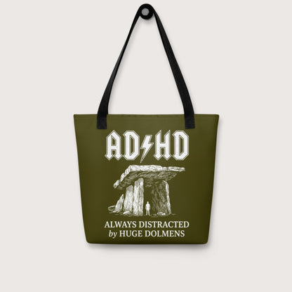 Always Distracted by Huge Dolmens Bag - history buff gift by HistoHead