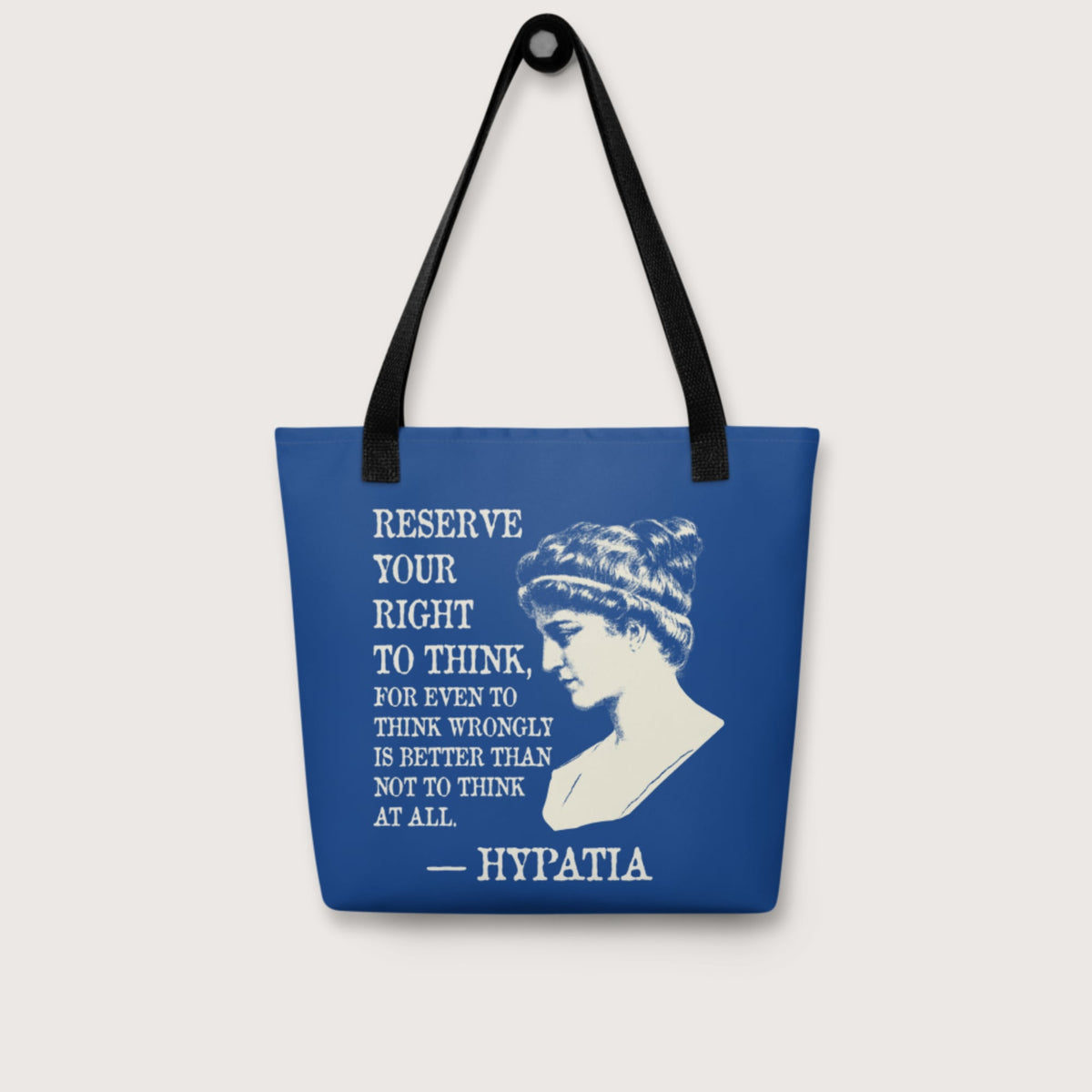 Hypatia Quote Bag - history buff gift by HistoHead