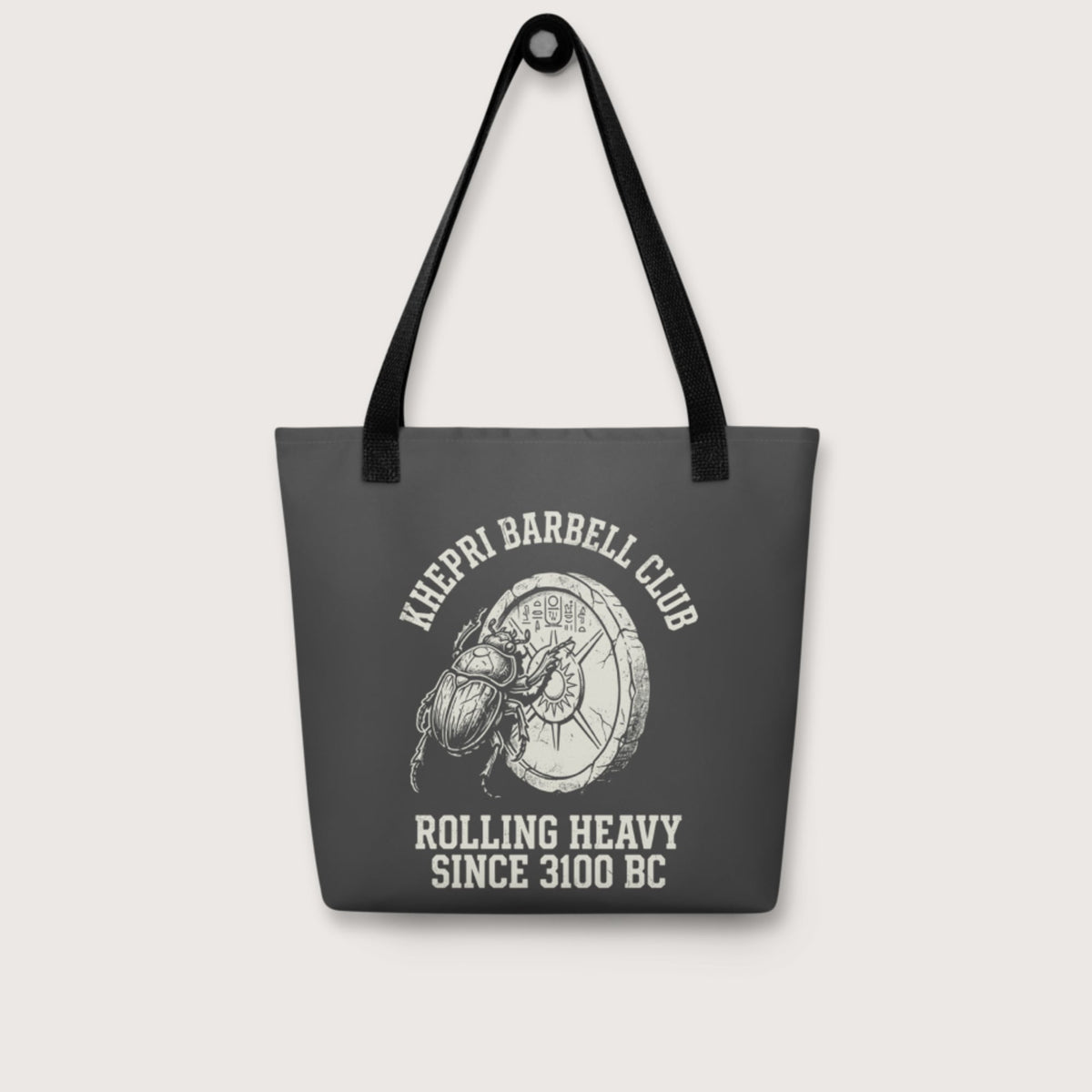 Khepri Barbell Club Bag - history buff gift by HistoHead