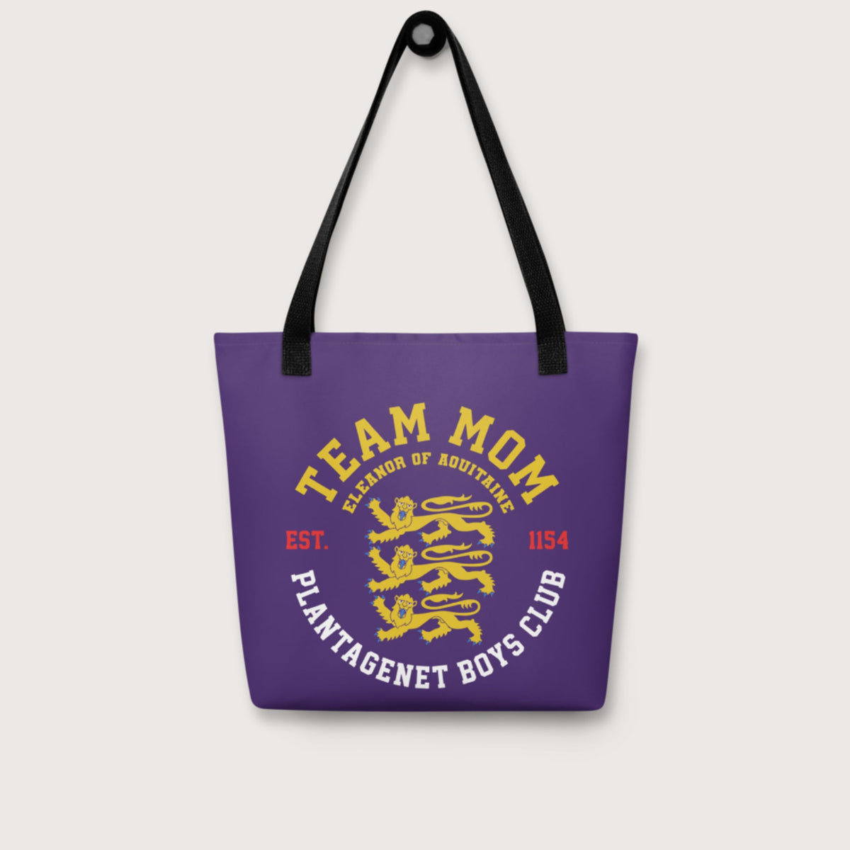 Team Mom Eleanor of Aquitaine Bag - history buff gift by HistoHead